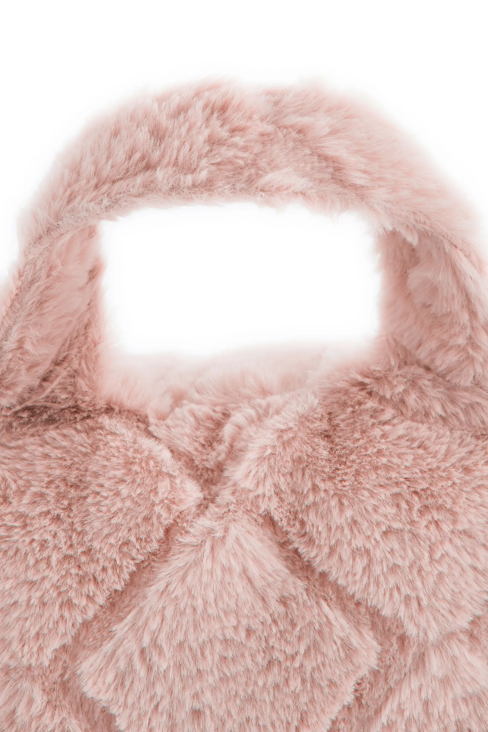 Catherine Lansfield 'Cosy Diamond' Cushion in Pink 3