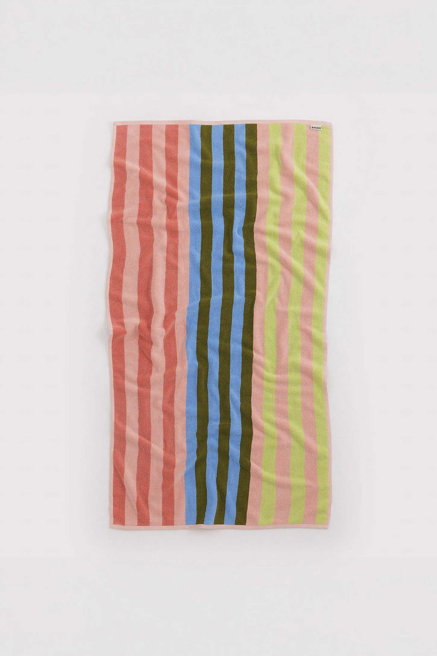 BAGGU Sherbet Striped Bath Towel ALL 3