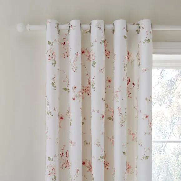 Nola Floral Eyelet Curtains