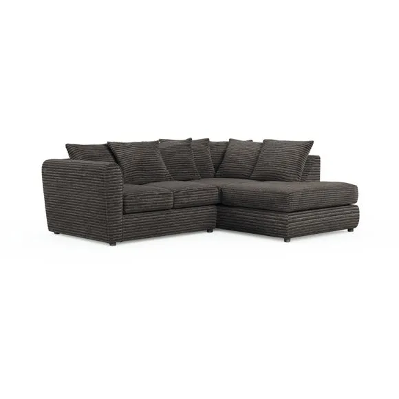 Blake Horizontal Jumbo Cord Corner Chaise Sofa 6