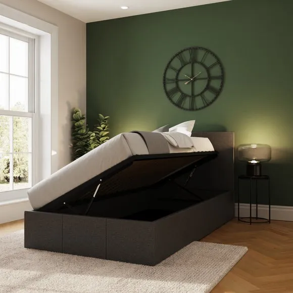 Side Lift Ottoman Bed Frame, Fabric 2