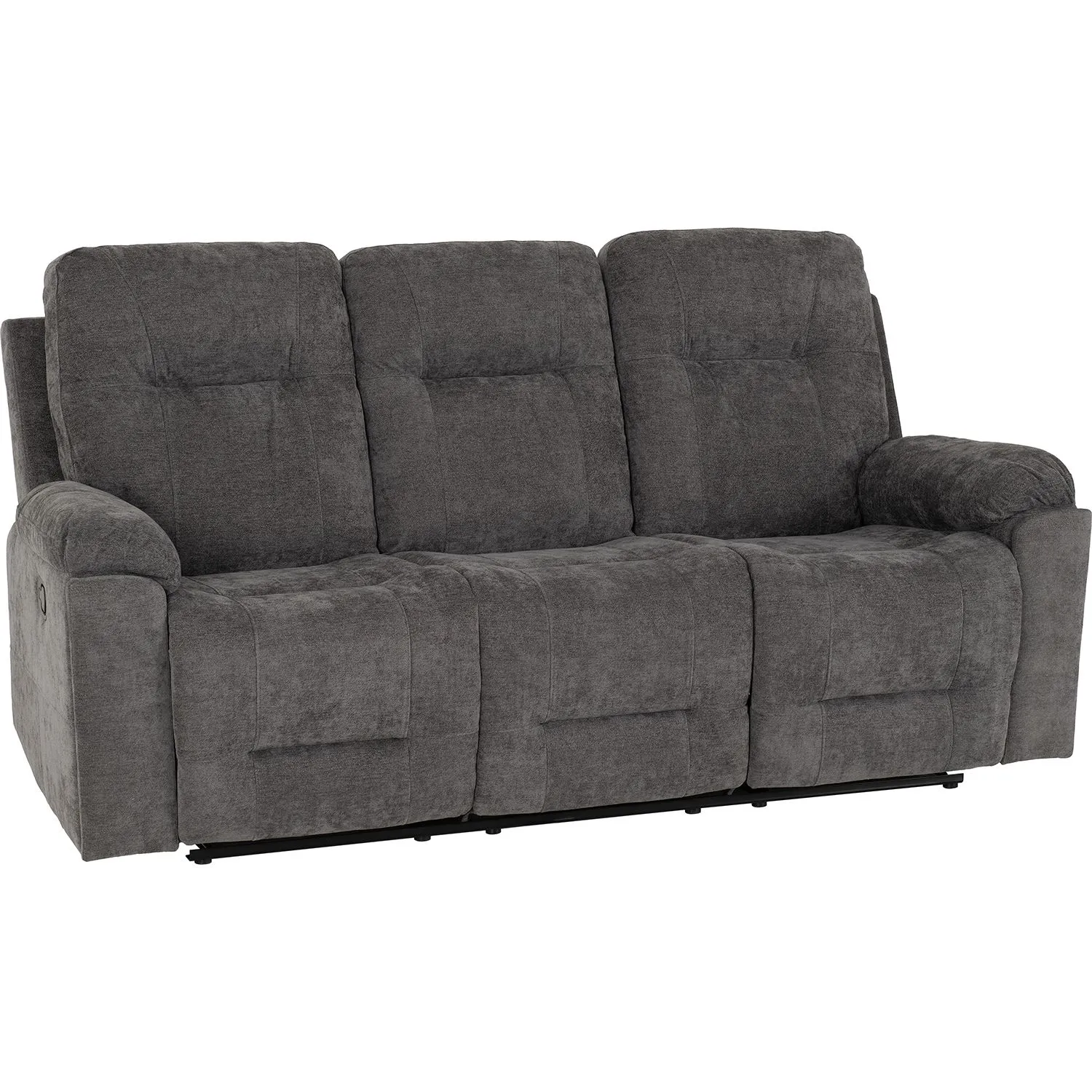 Seconique Guildford 3 Seater Recliner Sofa in Grey 4