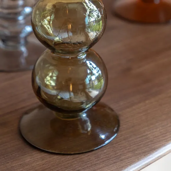 Villena Glass Taper Candlestick Holder 2
