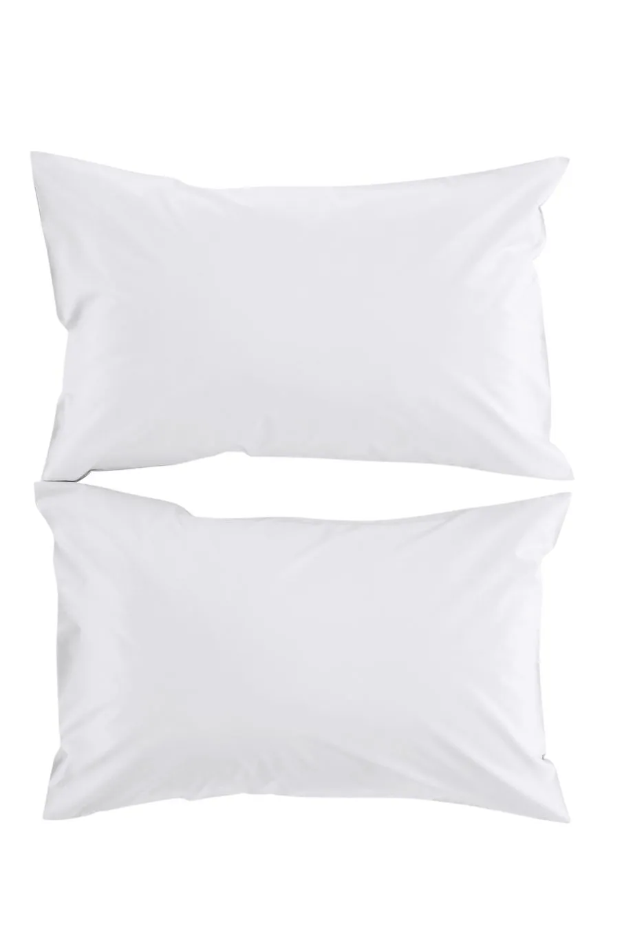 CHRISTY Pure Cotton Percale Standard Pillowcase Pair in White 3