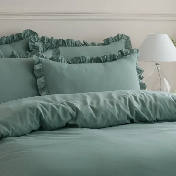 Briona Frilled Edge Duvet Cover & Pillowcase Set 5