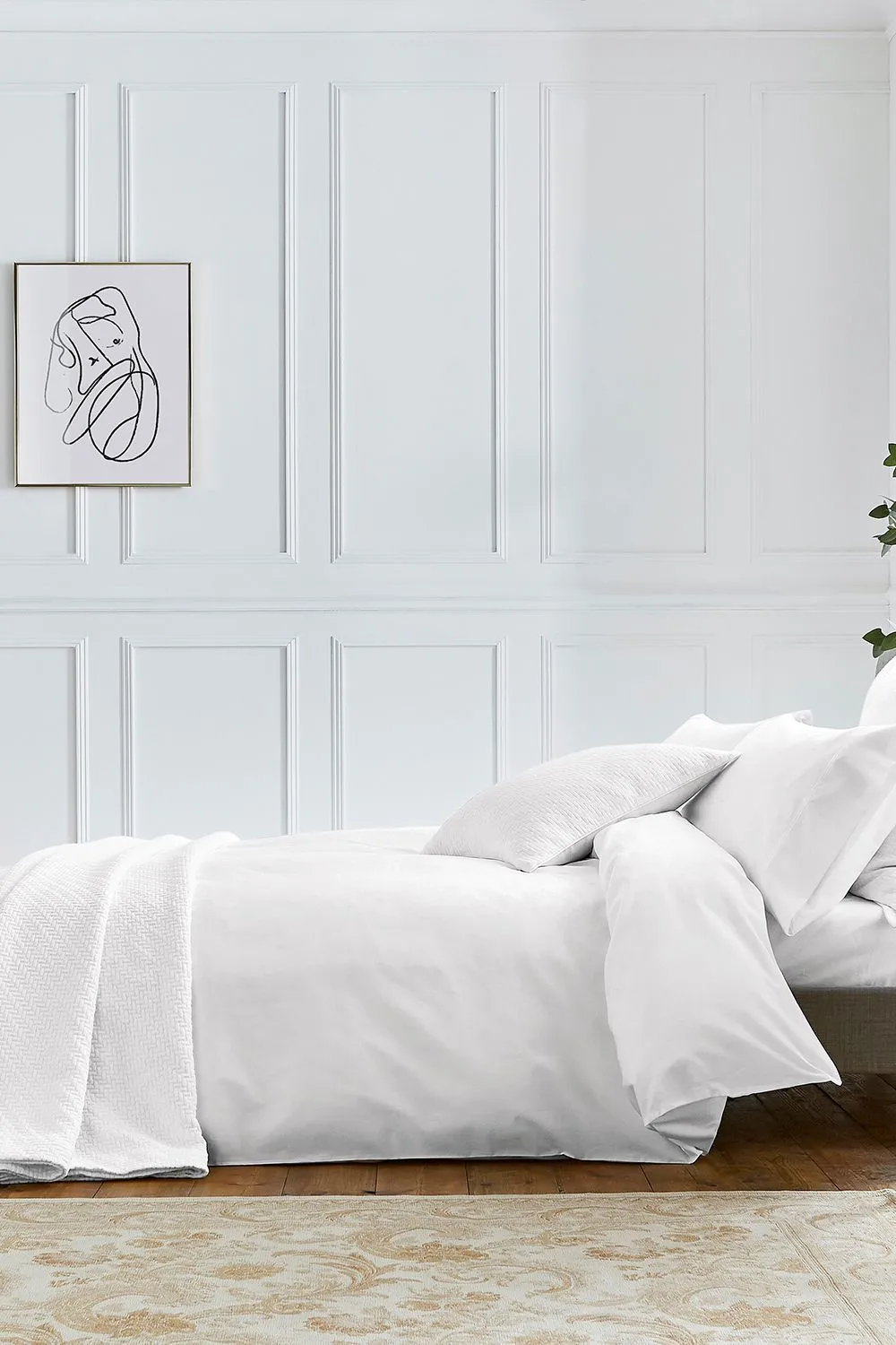 1951 'Andaz' Cotton Pillow Sham in White 3