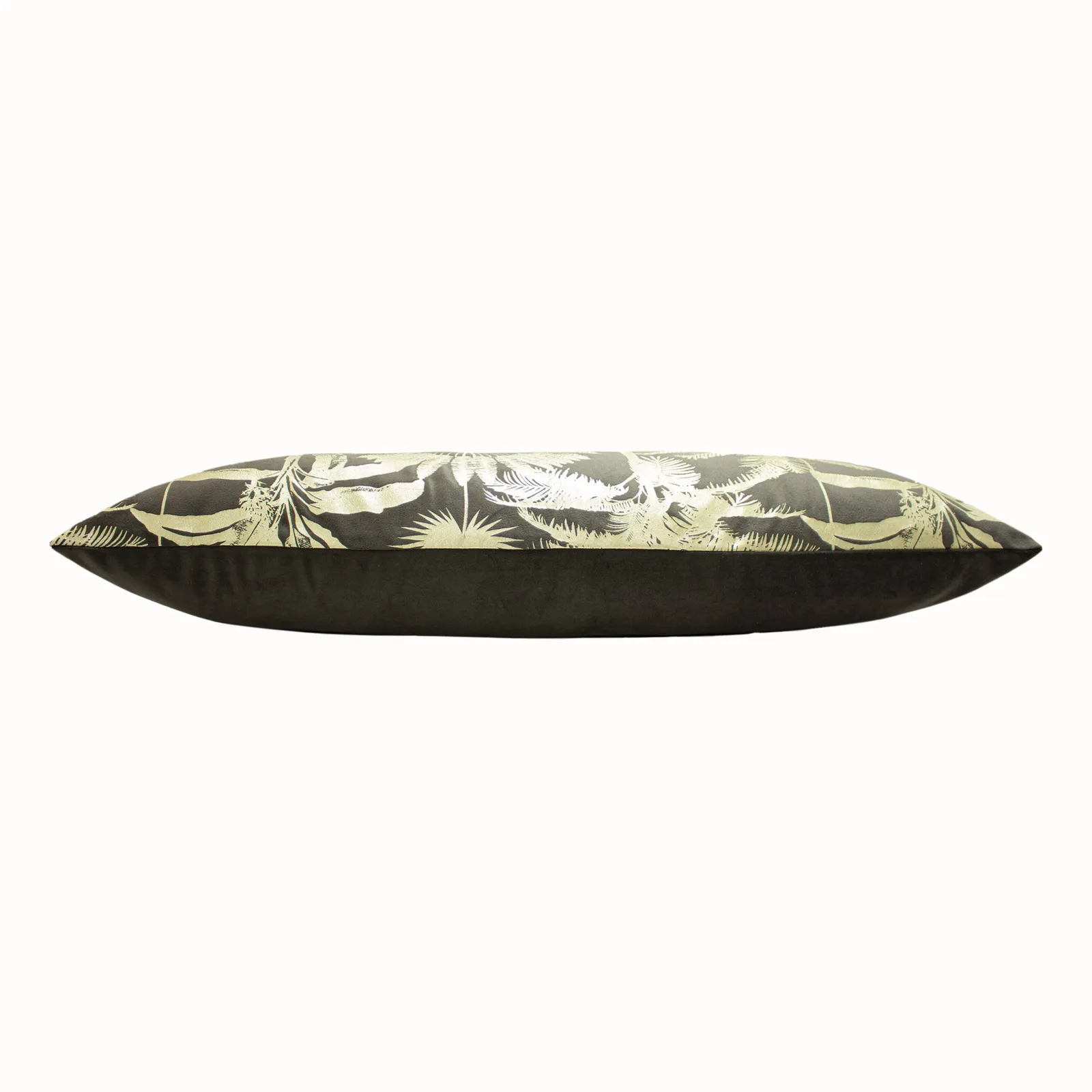 Paoletti Malaysian Palm Foil Printed Cushion in Brown 3