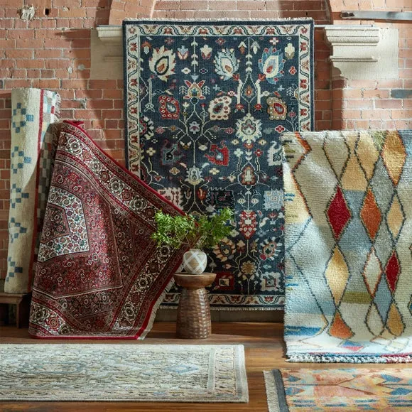 Navi Premium Hand-Knotted Shaggy Wool Rug 6