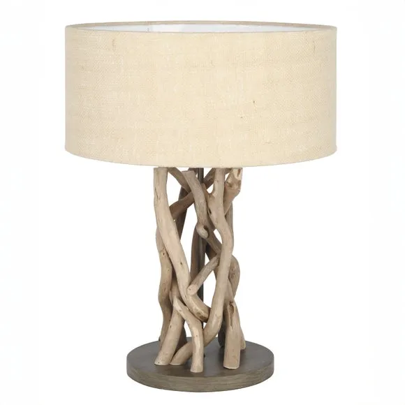 Derna Driftwood and Natural Jute Table Lamp 2