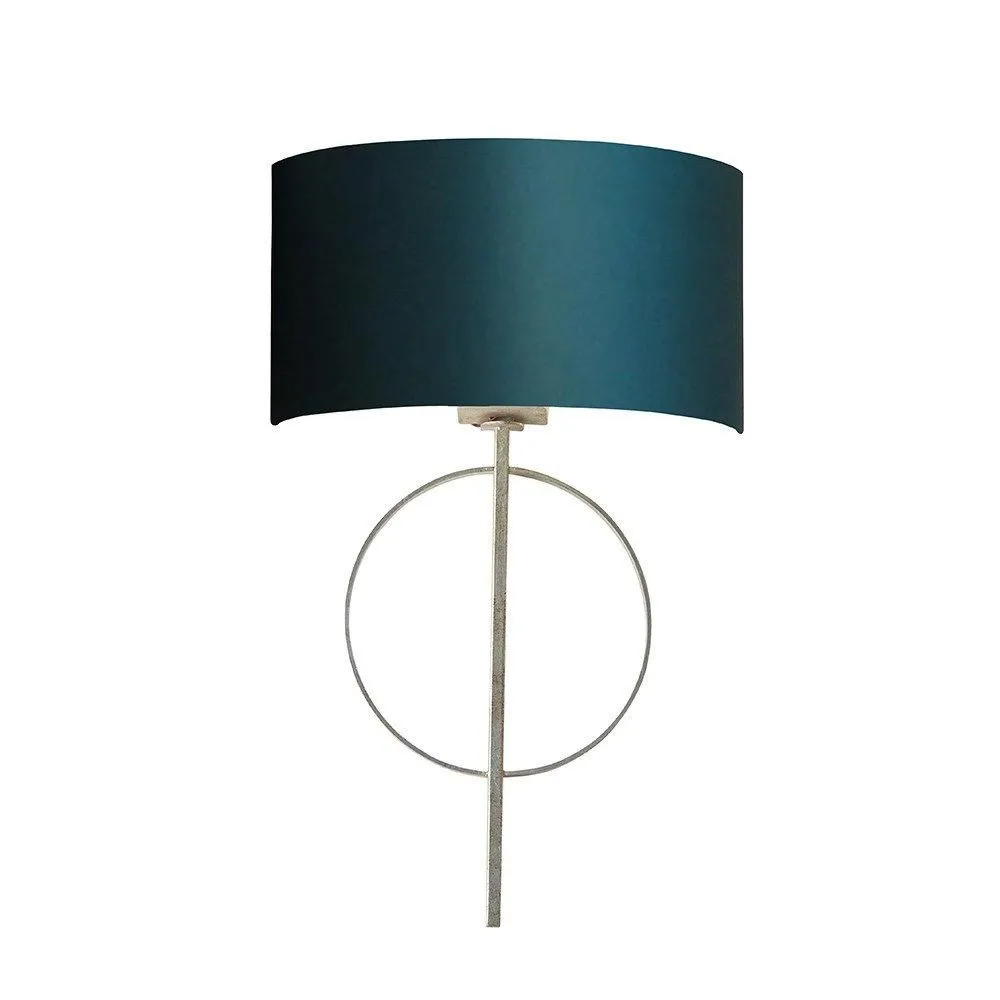 Netlighting 'TRENTO' Dimmable Stylish Contemporary Indoor Décor Fabric Wall Lamp in Silver