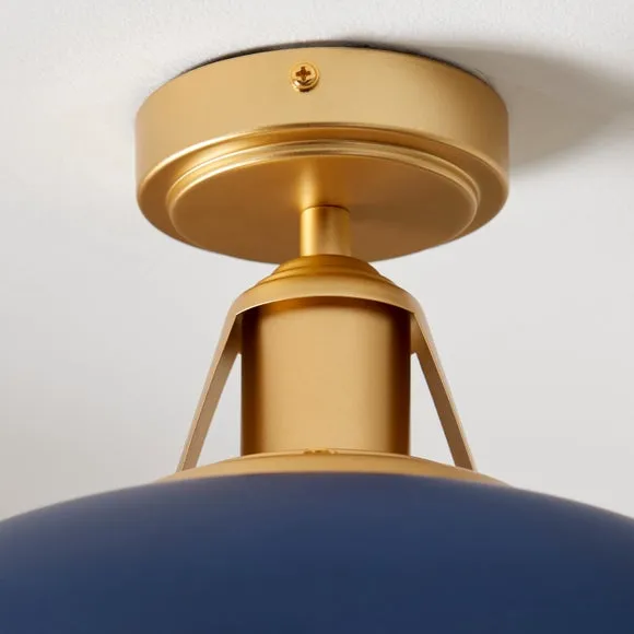 Oraya Bathroom Flush Ceiling Light 4