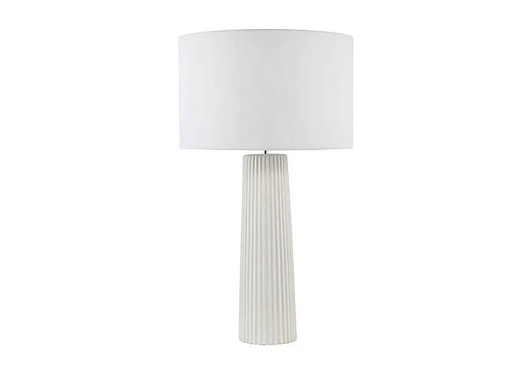 Malachi Table Lamp - White