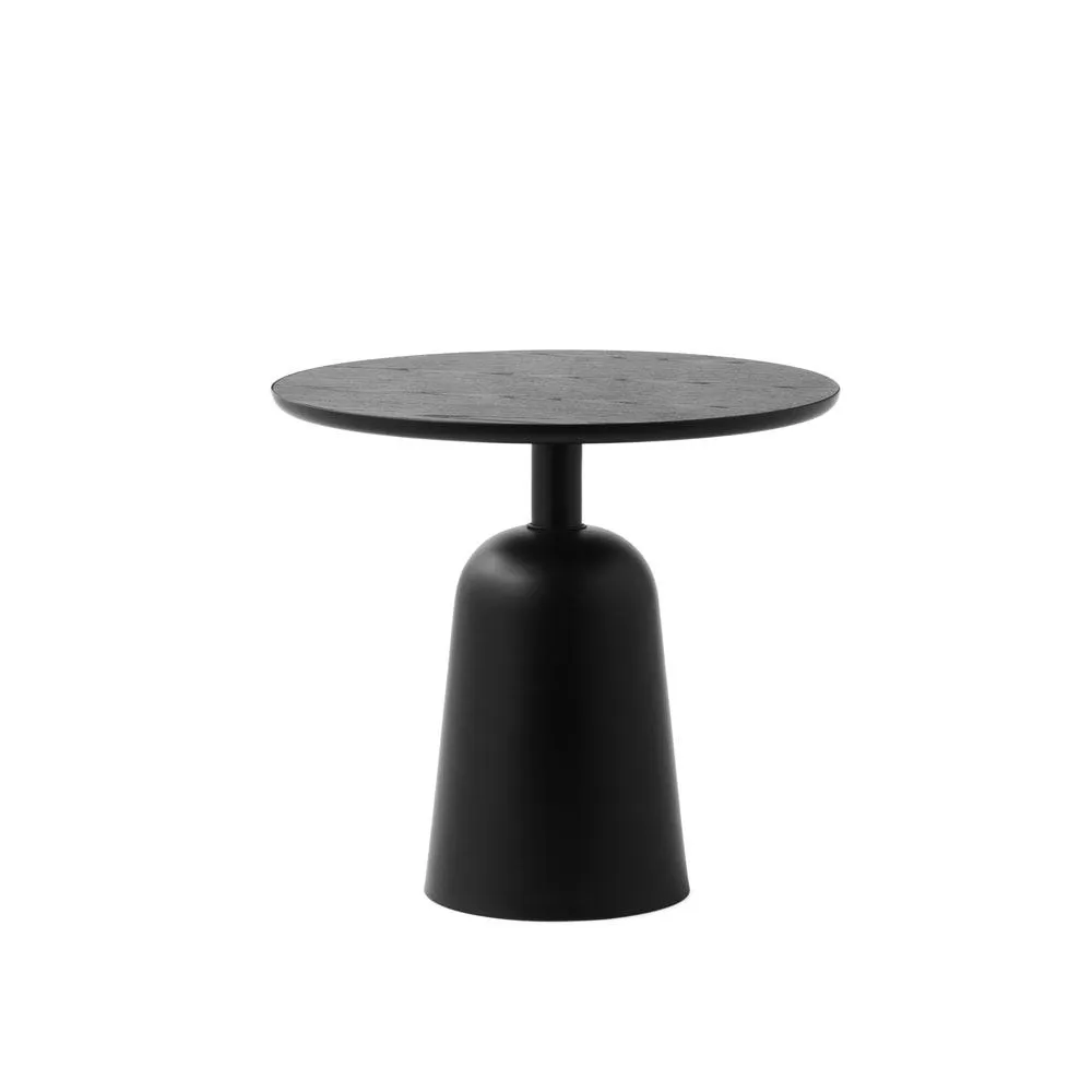 Normann Copenhagen Turn Side Table Black Top 2