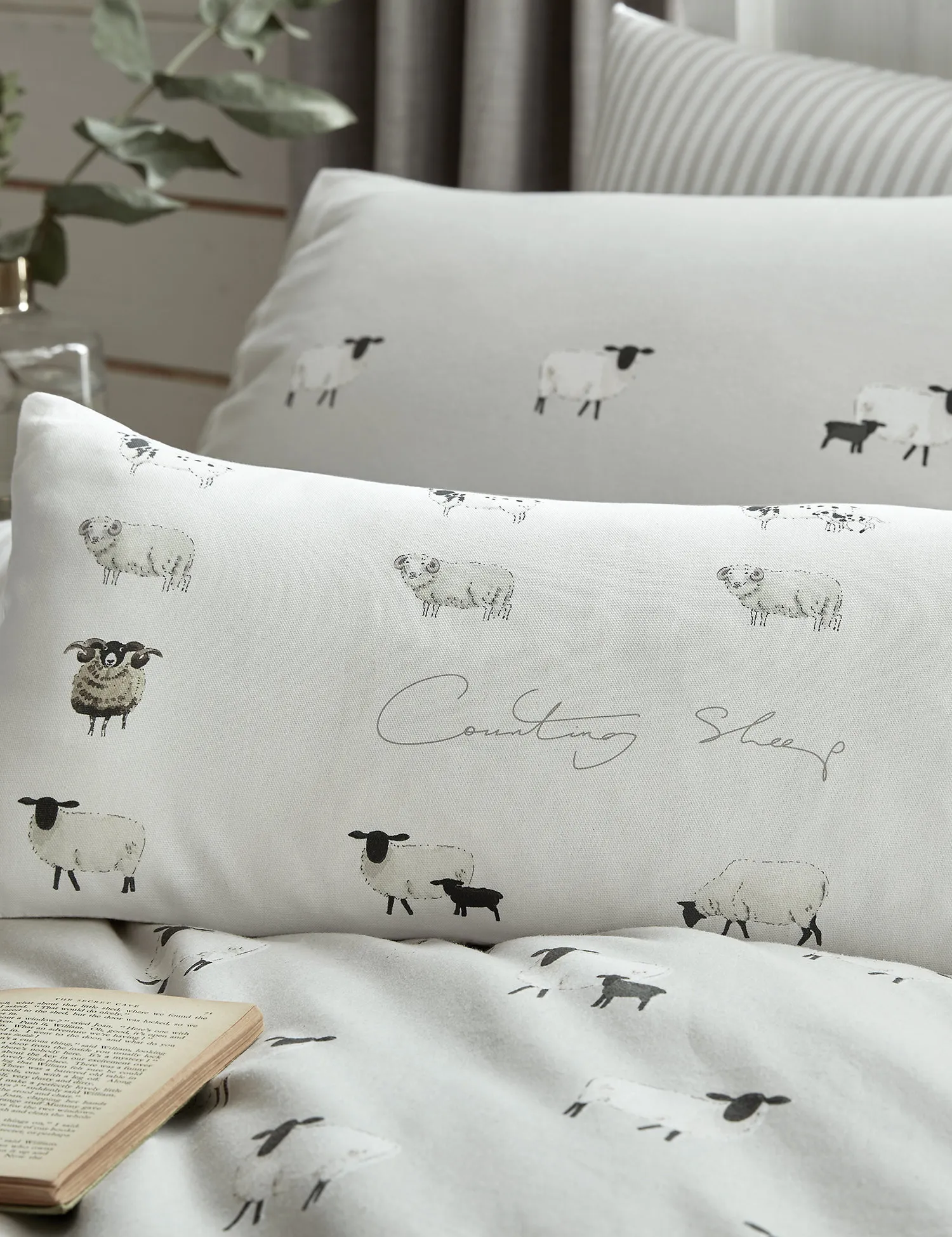 M&S Sophie Allport Counting Sheep Bolster Cushion