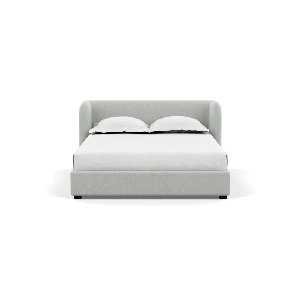 Scp Group Bed Double Melton Wool Limestone