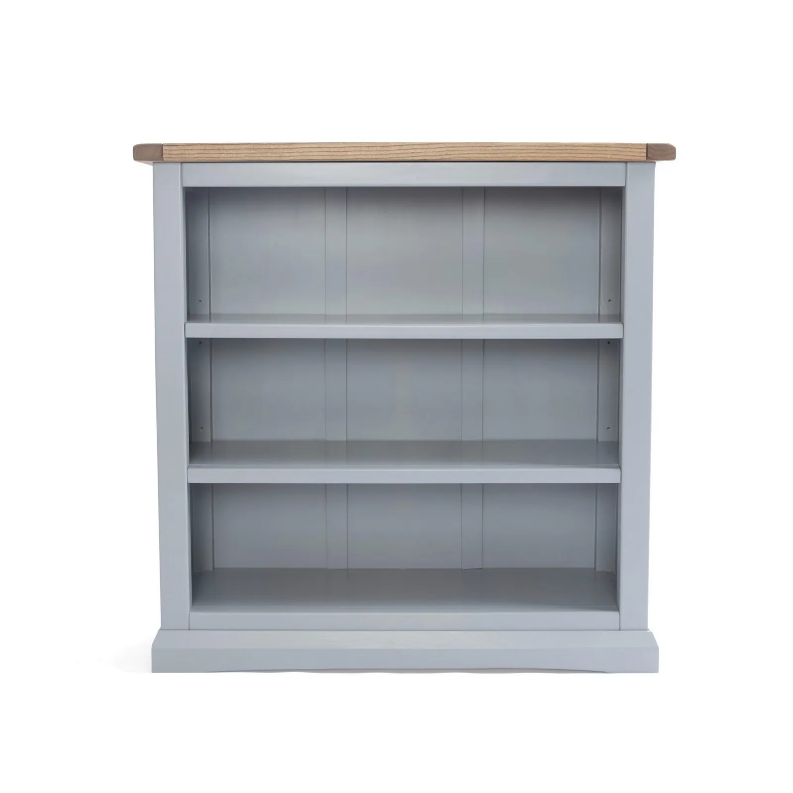 Cabinet Bits Bookcase with plinth 90x90x30cm in Grey
