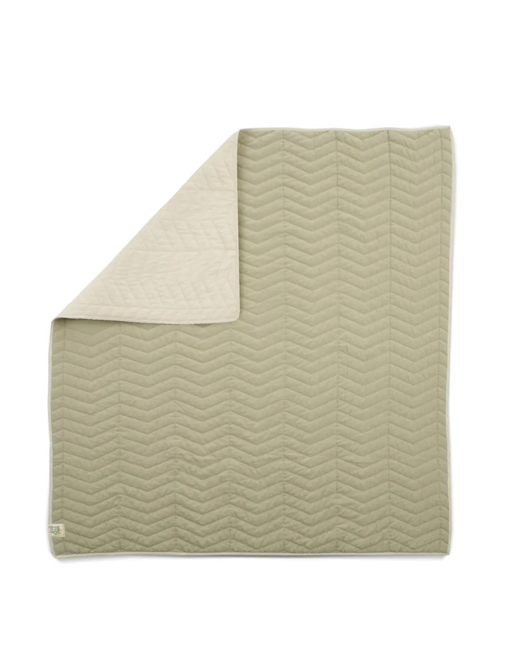 Mamas & Papas Born to be Wild Cotbed 3.0 Tog Quilt Green