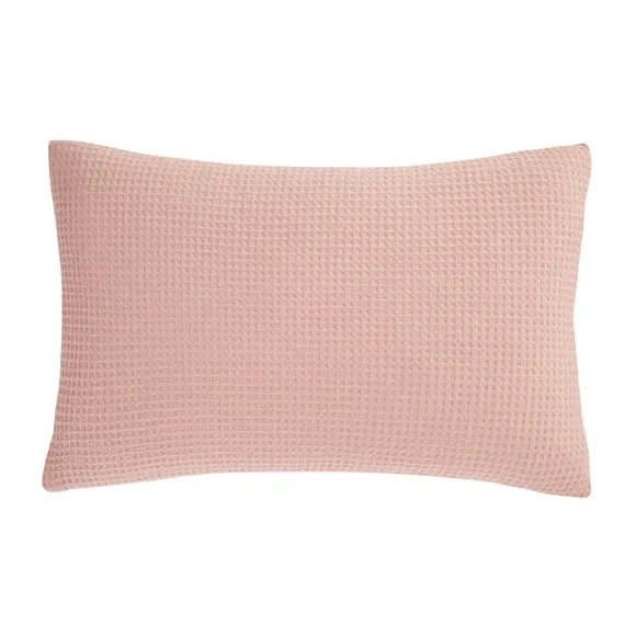 Ashton Cotton Waffle 100% Cotton Standard Pillowcase Pair 2