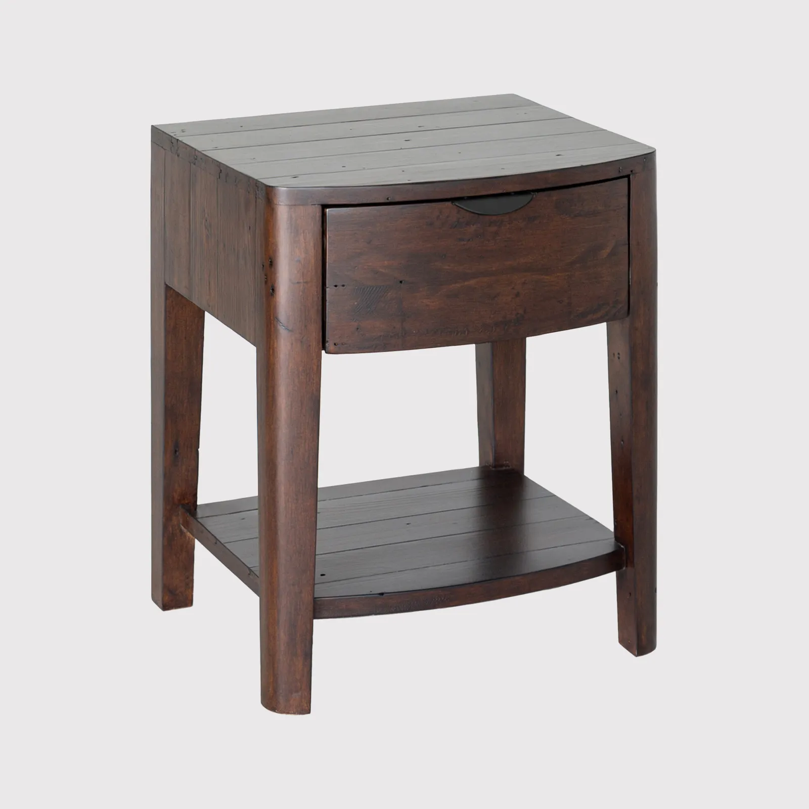 Zermatt 1 Drawer Bedside Table, Pine Wood | Barker & Stonehouse 2