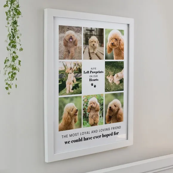Personalised Pet Multi Photo Framed Print 3