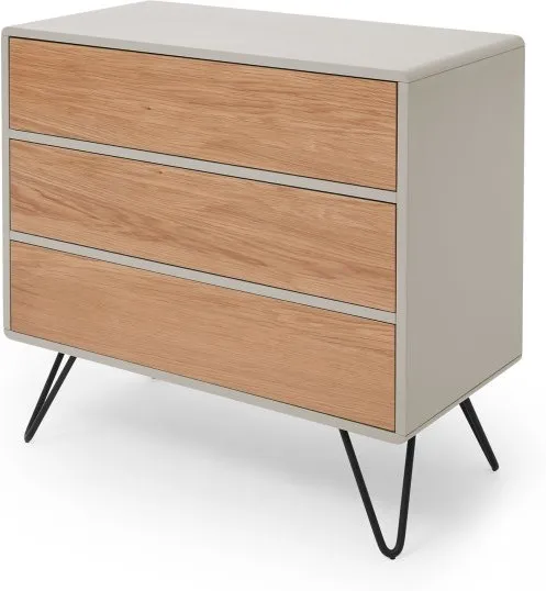Ukan Chest of Drawers, Grey and Oak