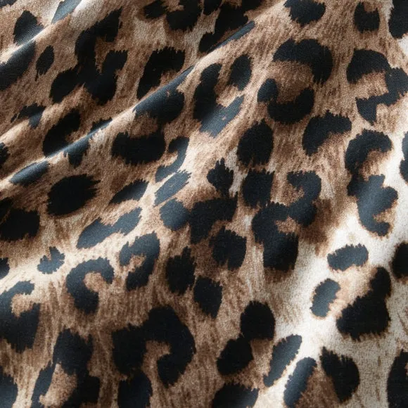 Animal Print Sateen Duvet Cover & Pillowcase Set 4