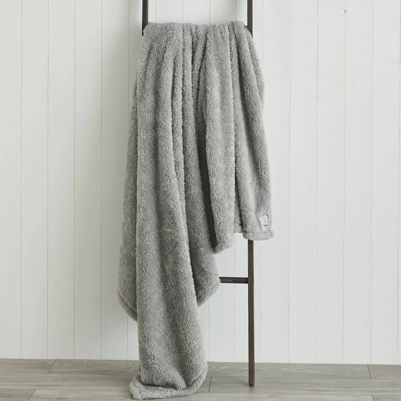 Teddy Bear Throw Grey
