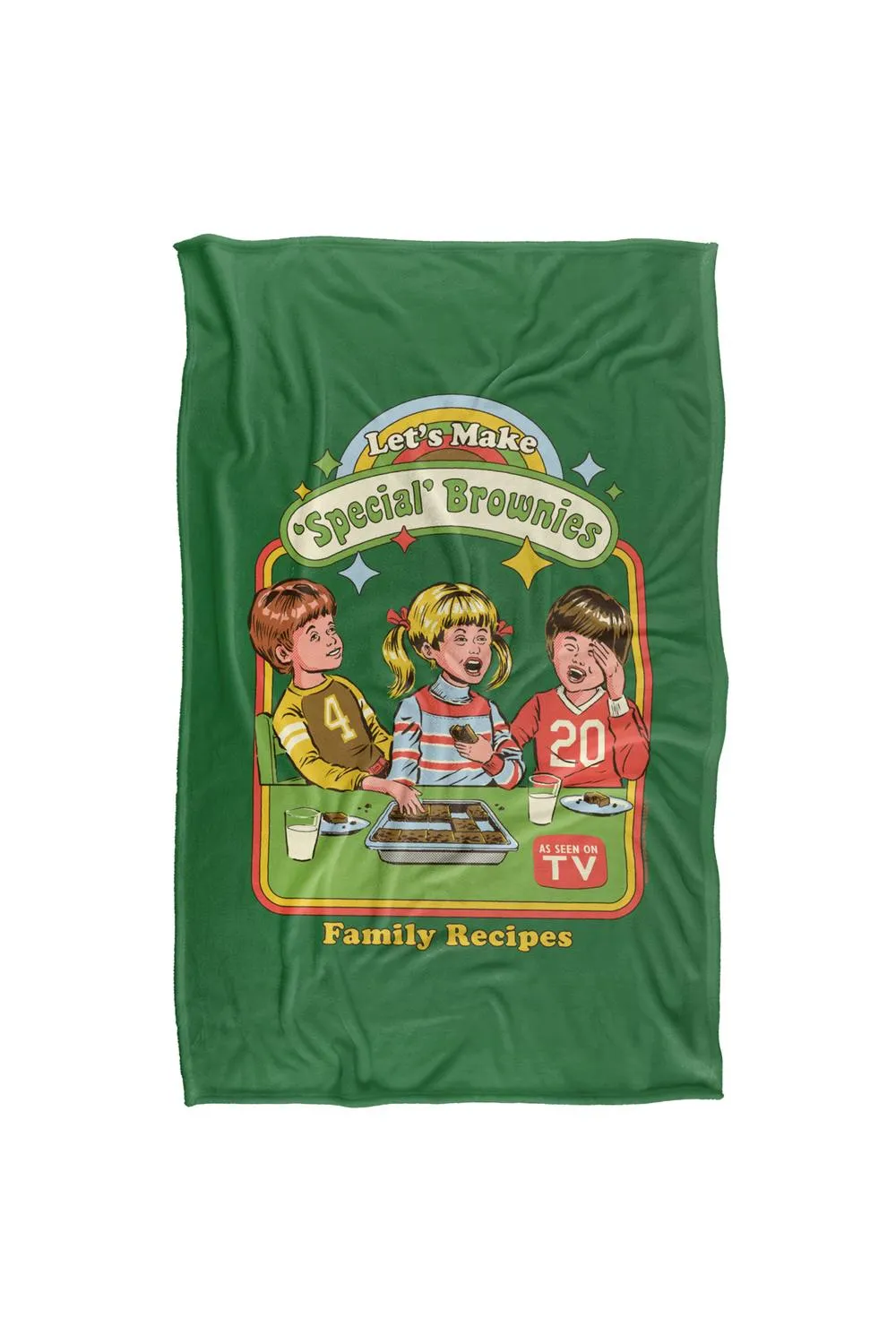 Steven Rhodes Let'S Make Brownies Silky Touch Super Soft Throw Blanket
