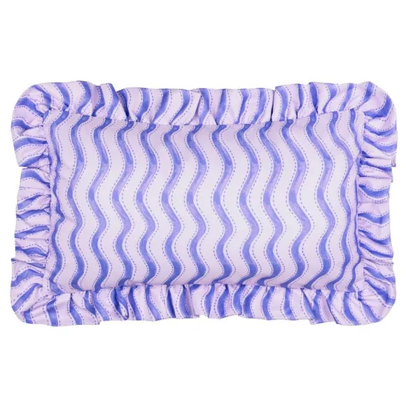 Summer Solstice Wiggly Stripe Outdoor Rectangle Cushion 2