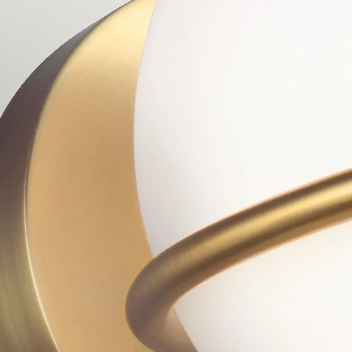 Netlighting Apollo 1 Light Wall Light Burnished Brass G9 in Yellow 2
