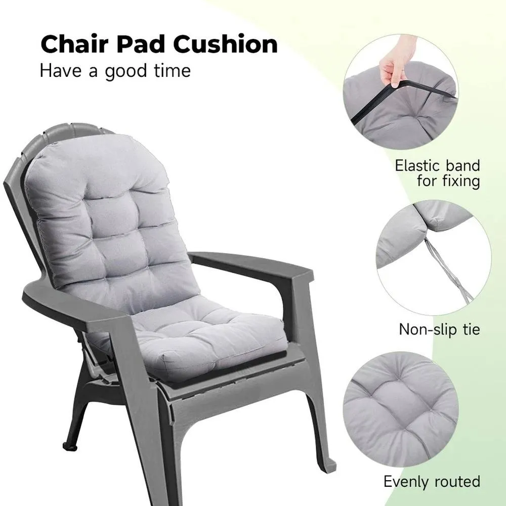 SPETLEK Cushions High Back Dining ChairLight Grey 125x53x8cm
