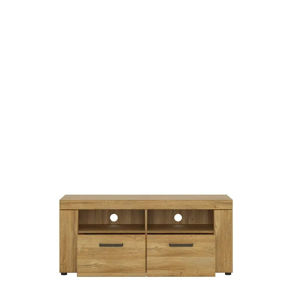 Furniture To Go Cortina 2 Drawer TV Cabinet in Brown 2
