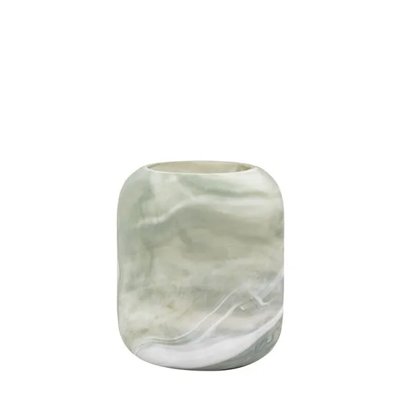 Crossland Grove Toulon Handblown Glass Vase Wide Sage 410Mm, Green 5