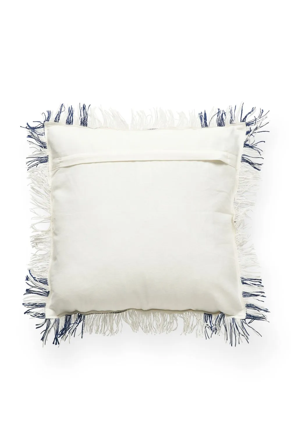 BHS Tula Check Cushion in Navy 3