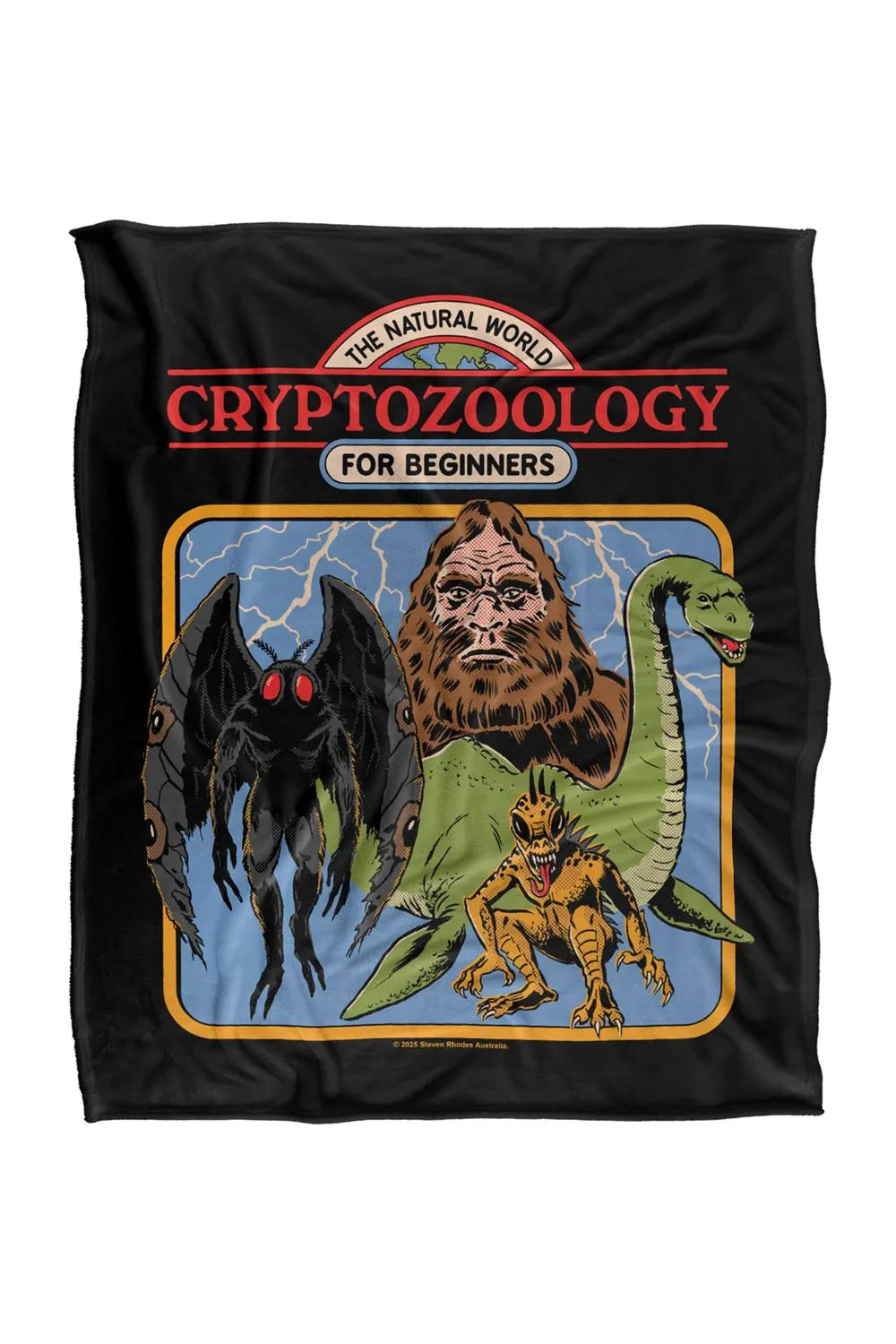 Steven Rhodes Cryptozoology For Beginners Super Soft Throw Blanket