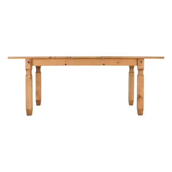 Corona 6-8 Seater Rectangular Extendable Dining Table, Pine 4