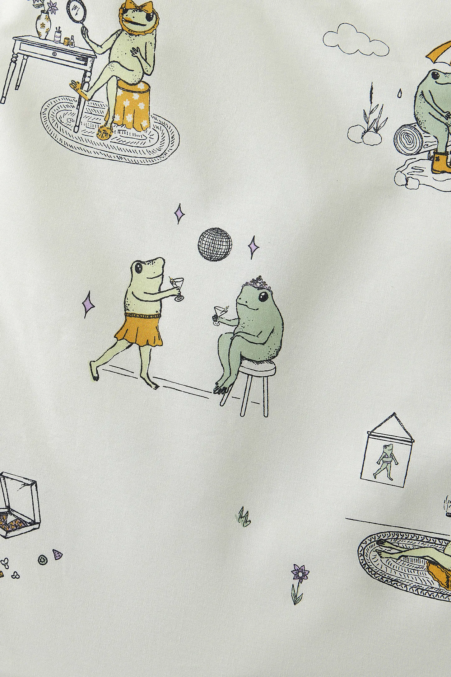Froggy Duvet Set - Cream 4