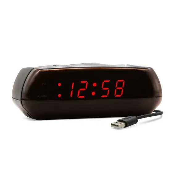 Acctim Miramar Black Alarm Clock 4