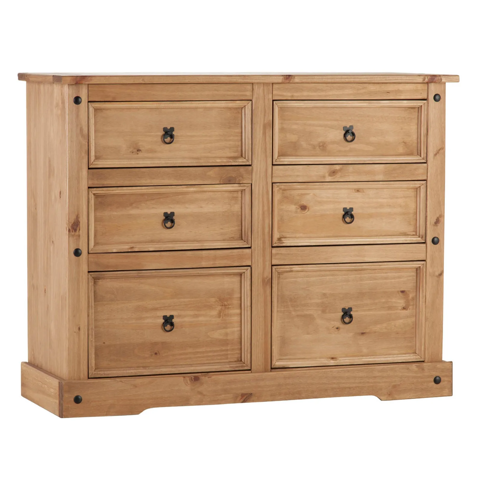 Corona 6 Drawer Chest, Pine