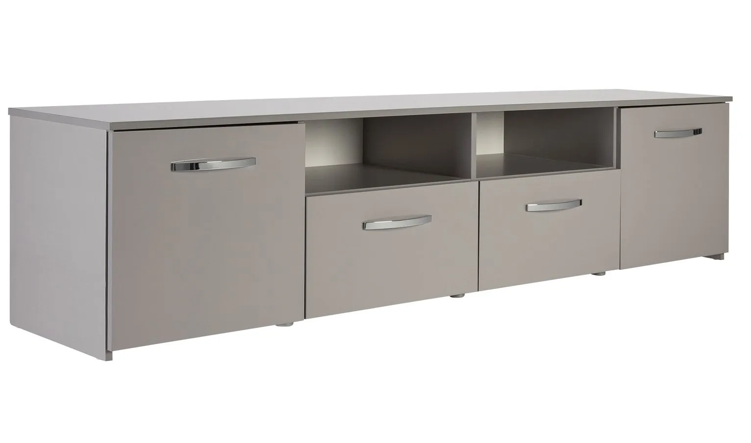 Habitat Hayward 2 Door TV Unit - Gloss Grey