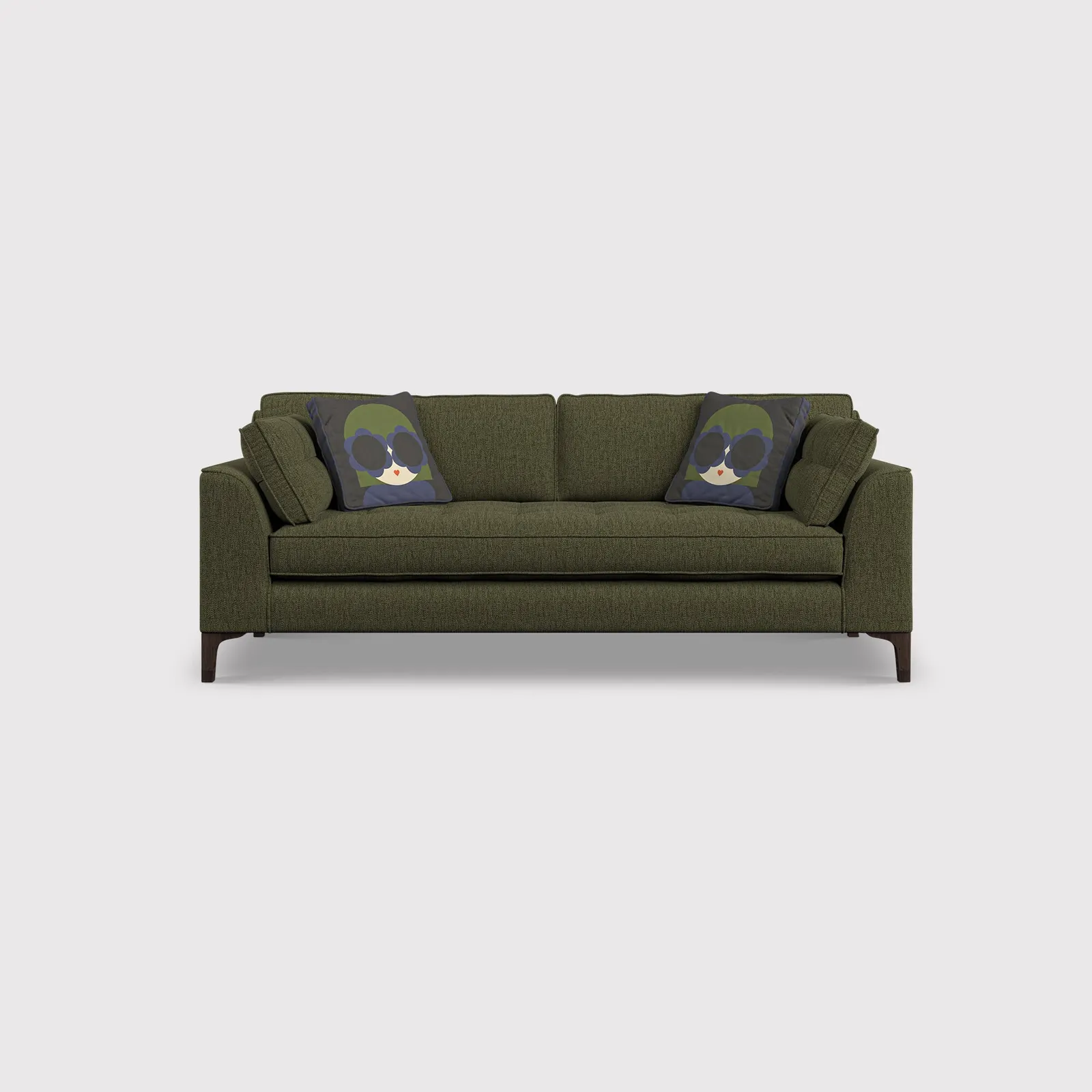 Orla Kiely Arklow Large Sofa, Green Fabric | Barker & Stonehouse 1