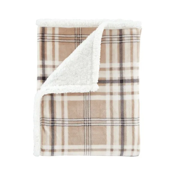 Catherine Lansfield Kelso Check Throw Blanket 130cm x 170cm 3