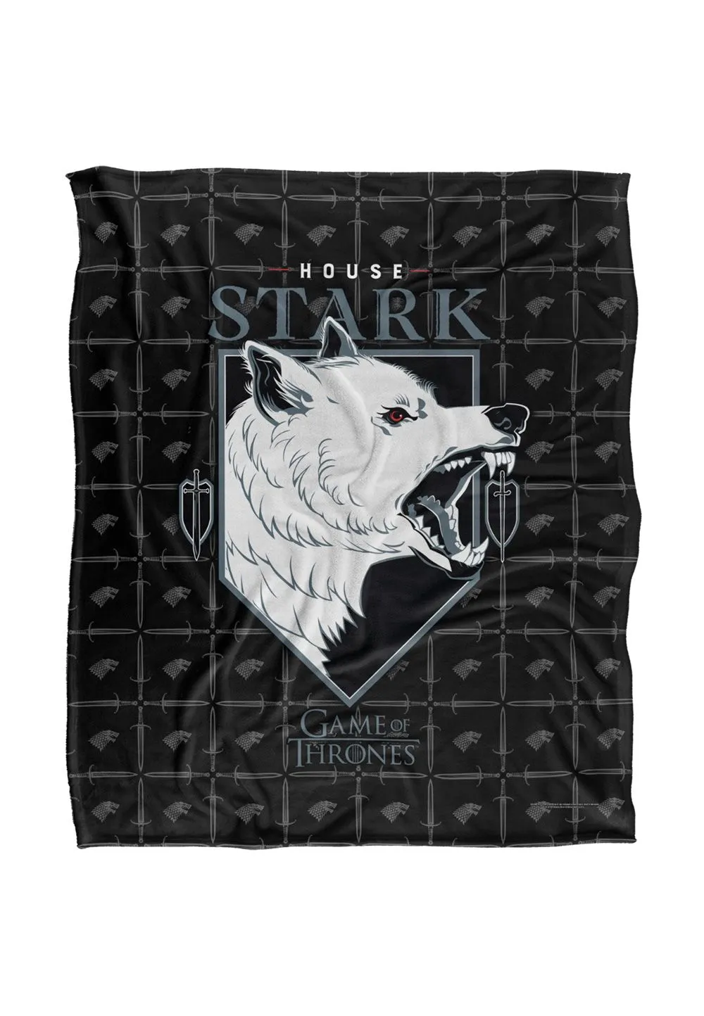 Warner Brothers Game Of Thrones Officially Licensed Silky Touch Super Soft Throw Blanket 152 x 127 cm in White
