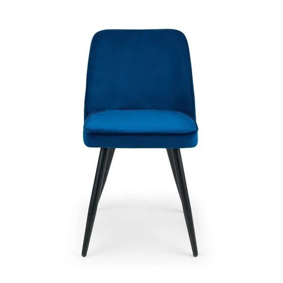 Burgess Set of 2 Dining Chairs, Velvet 4