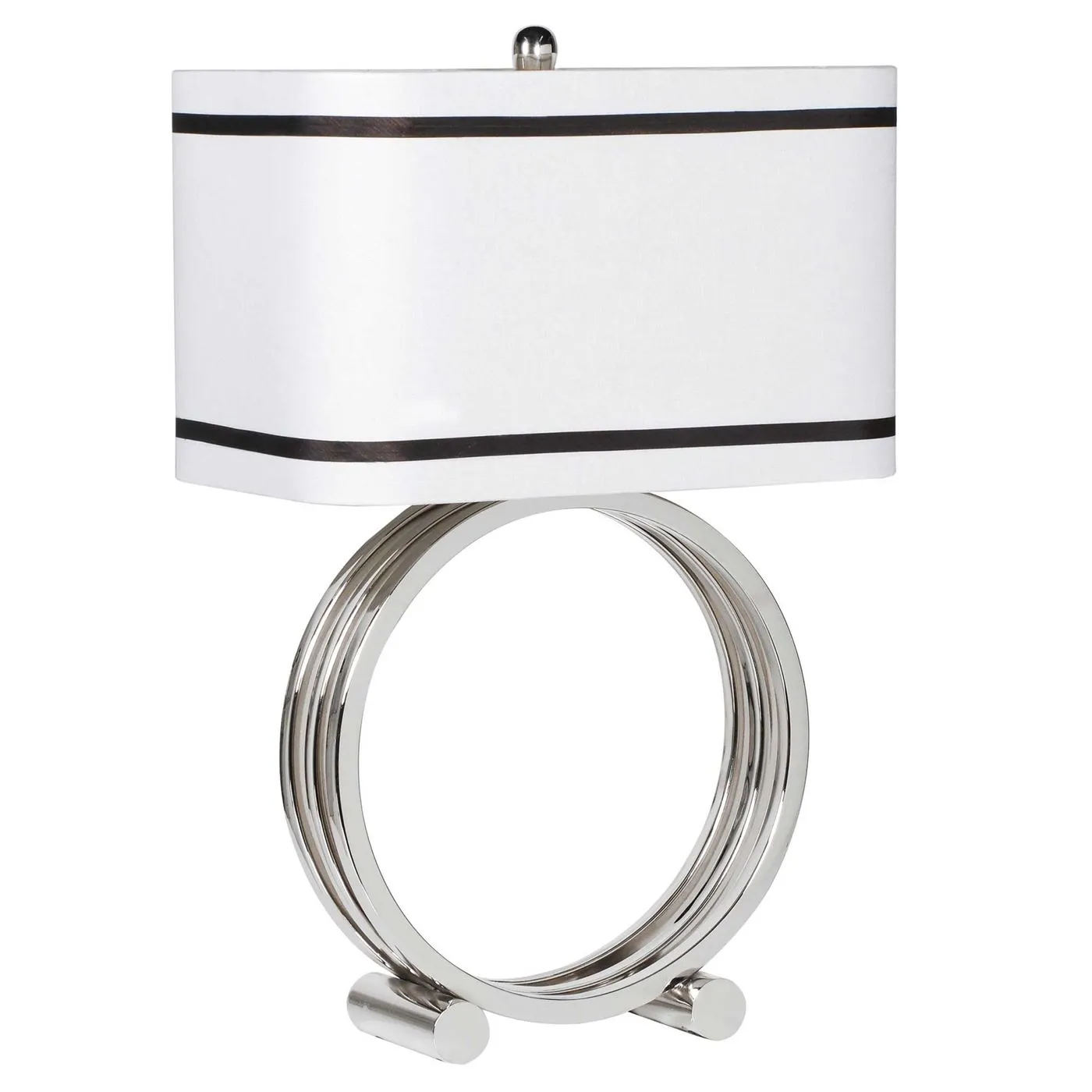 Silver Ring Table Lamp