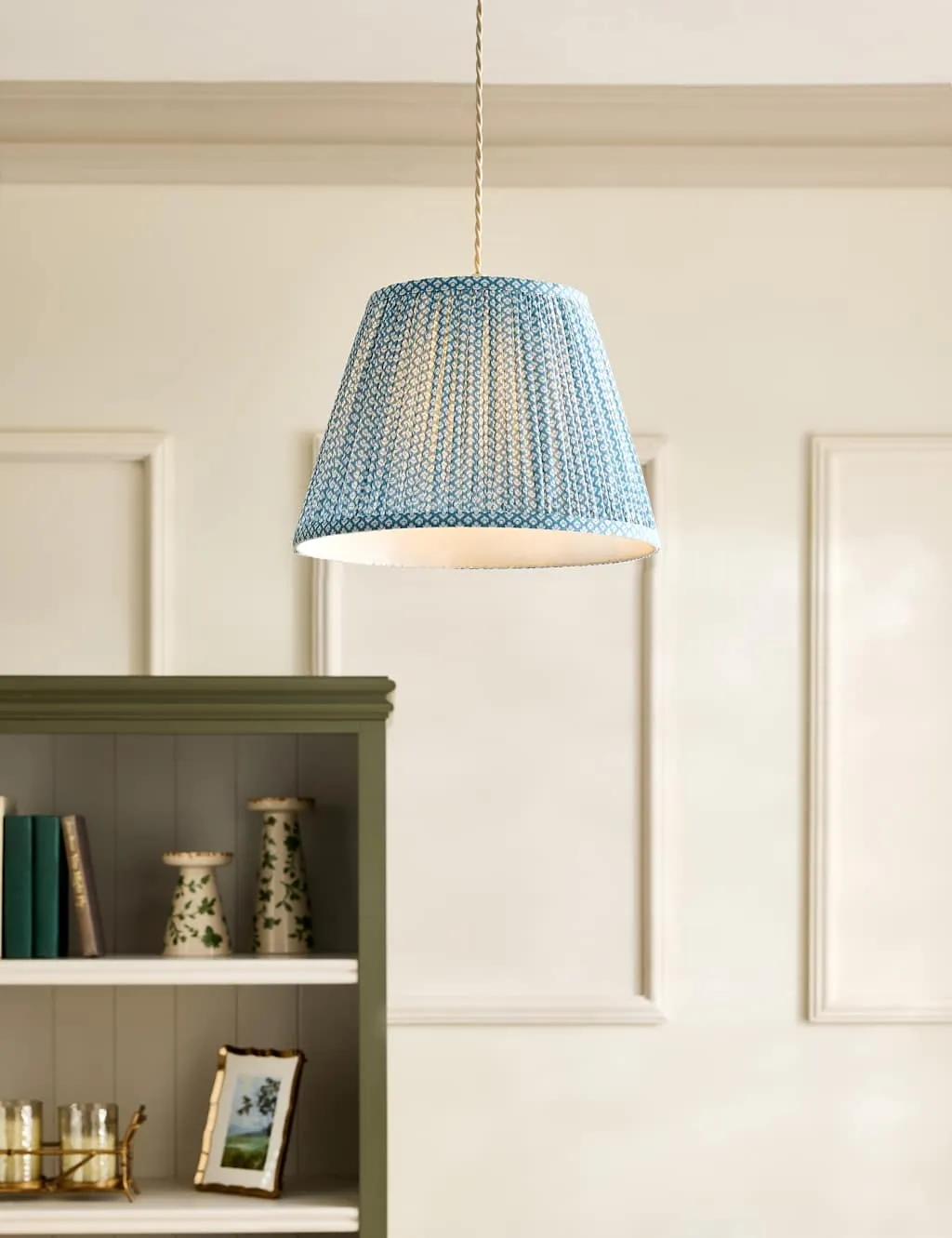 Laura Ashley Wrighton Lamp Shade Blue