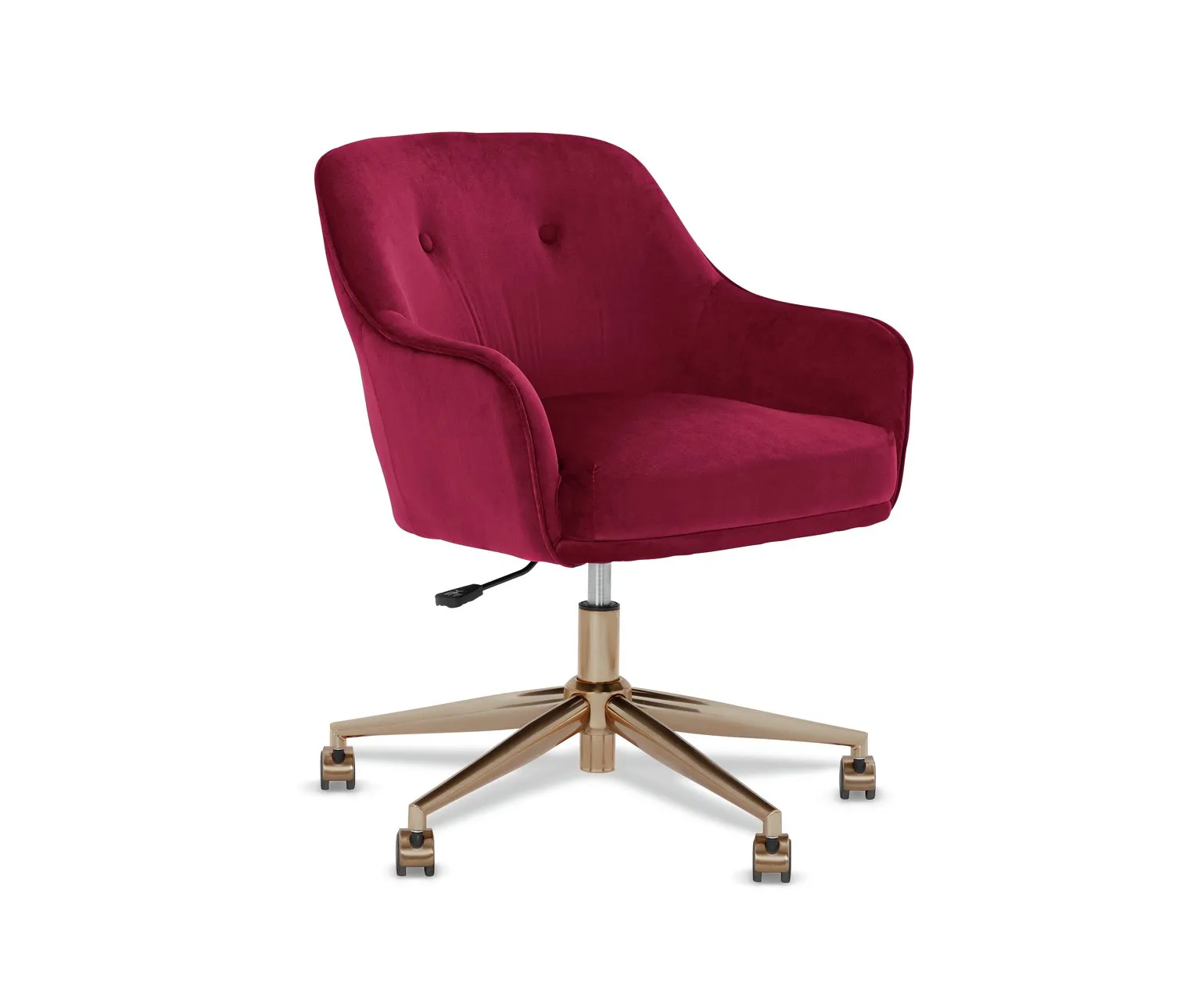 Habitat Marco Office Chair - Burgundy