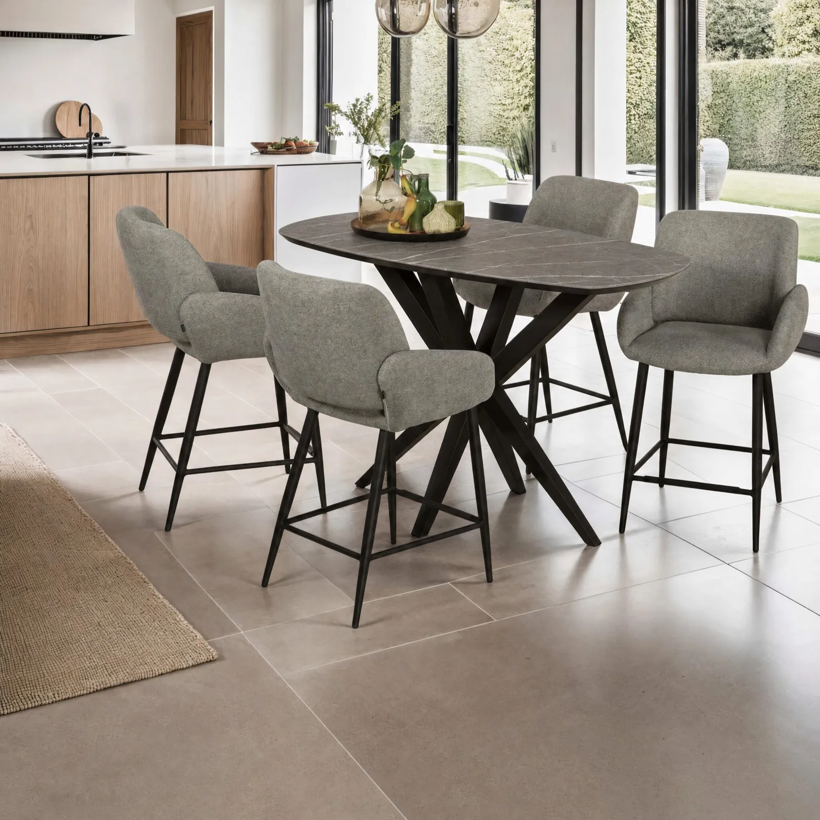 Saltram Danish Oval Bar Table 138X80X92Cm | Barker & Stonehouse 2