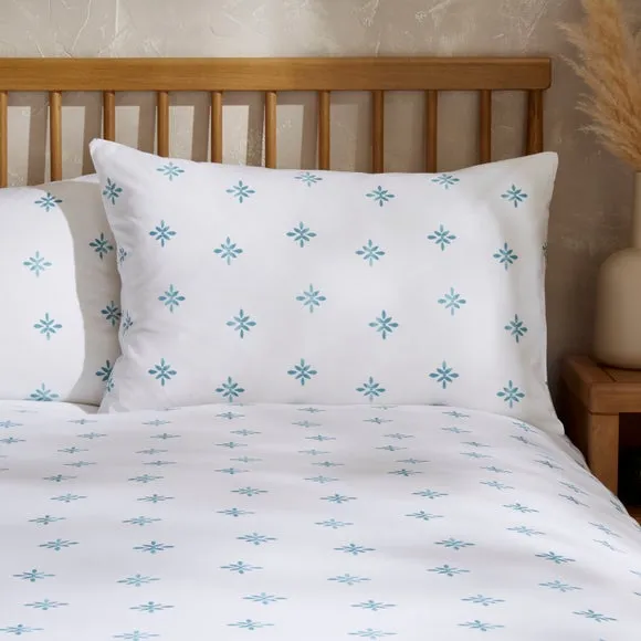 Zarah Motif 100% Cotton Duvet Cover & Pillowcase Set 2