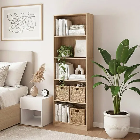 Cambridge 5 Tier Extra Large Bookcase 3